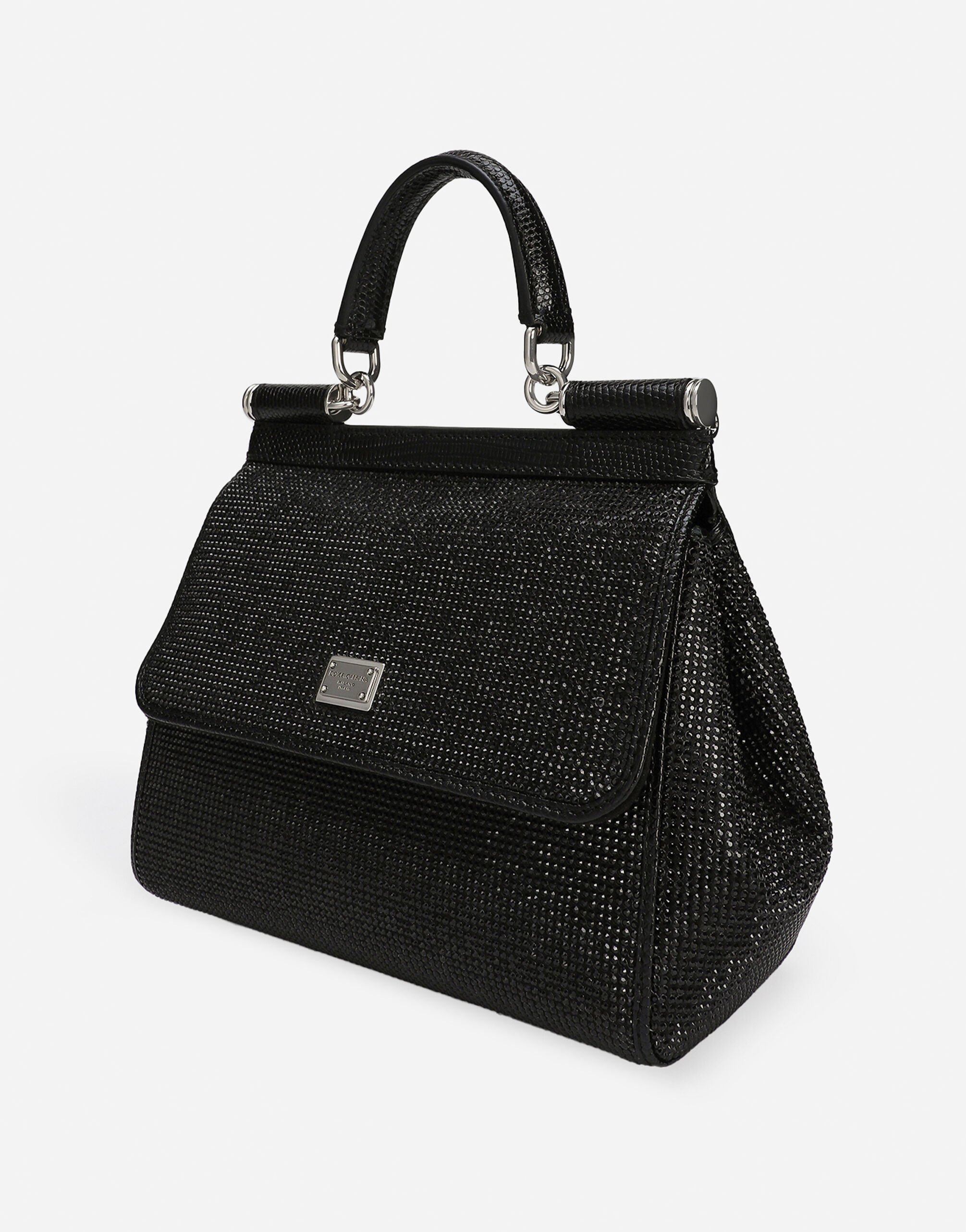 Dolce and gabbana shop black sicily bag