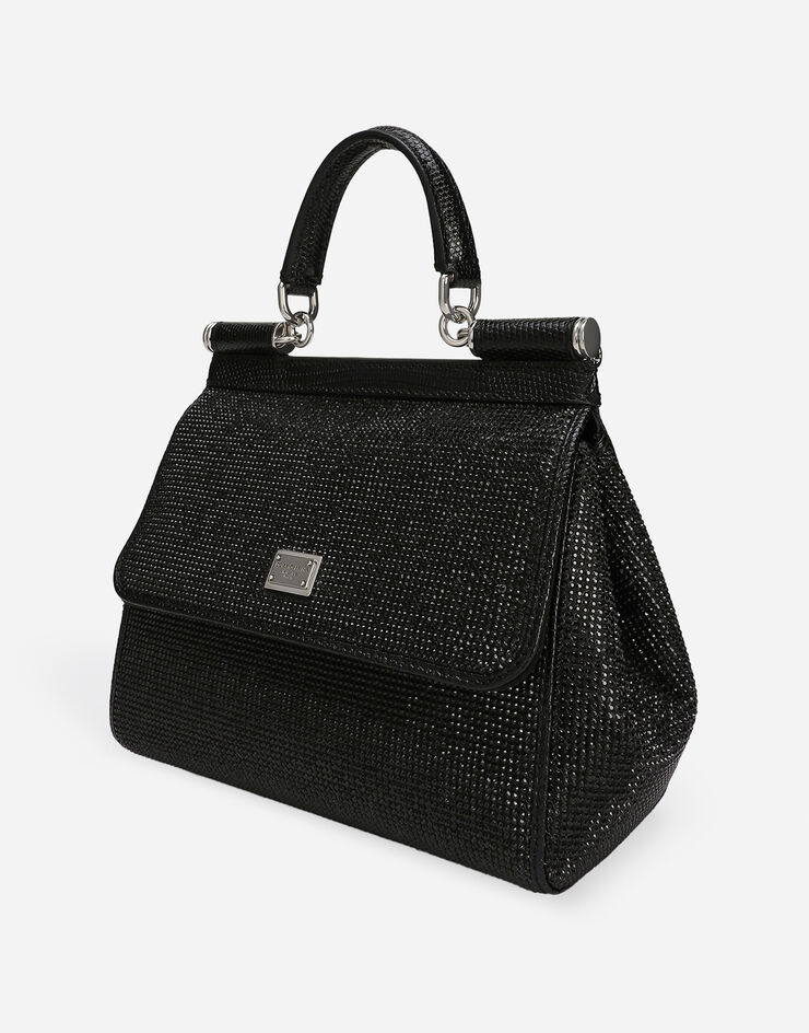 Dolce & Gabbana Bolso de mano Sicily mediano Negro BB6003AN154