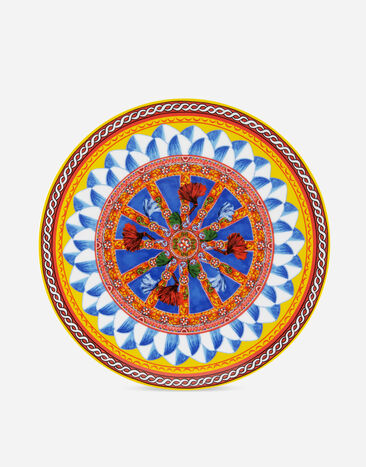 Dolce & Gabbana Porcelain Platter Multicolor TC0090TCA37