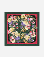 Dolce & Gabbana Garden-print twill scarf (70 x 70) Print FN092RGDB7O