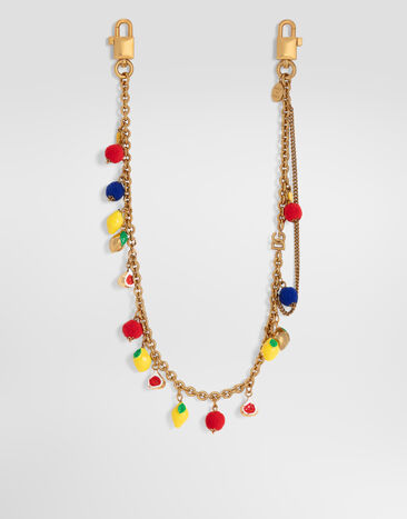 Dolce & Gabbana Chain shoulder strap for bags Multicolor BI3508A0674