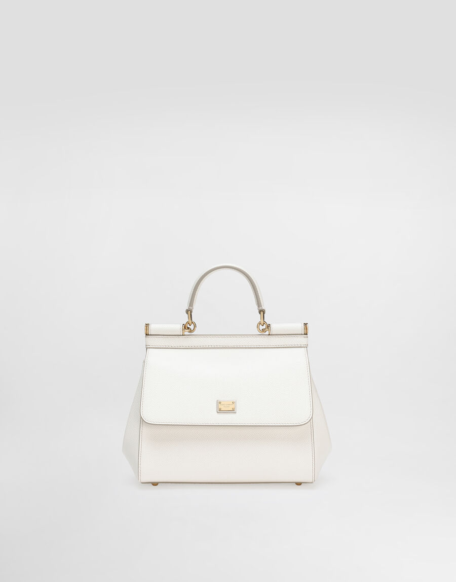 Small Sicily handbag in dauphine calfskin