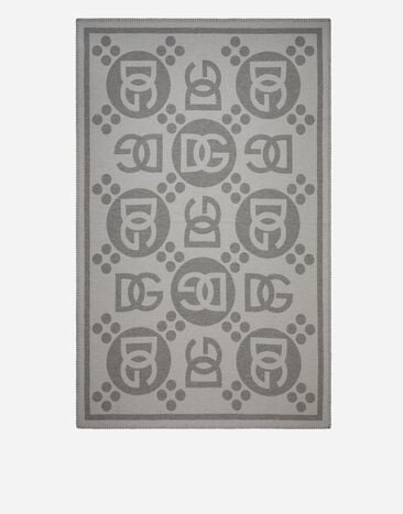 Dolce & Gabbana Wool Jacquard Blanket Multicolor TCE012TCAN2