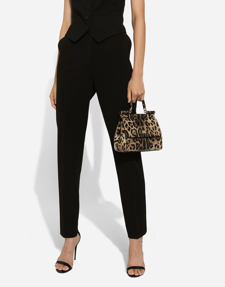 Dolce & Gabbana  Henkeltasche Sicily mittelgroß Animal-Print BB6003AM568