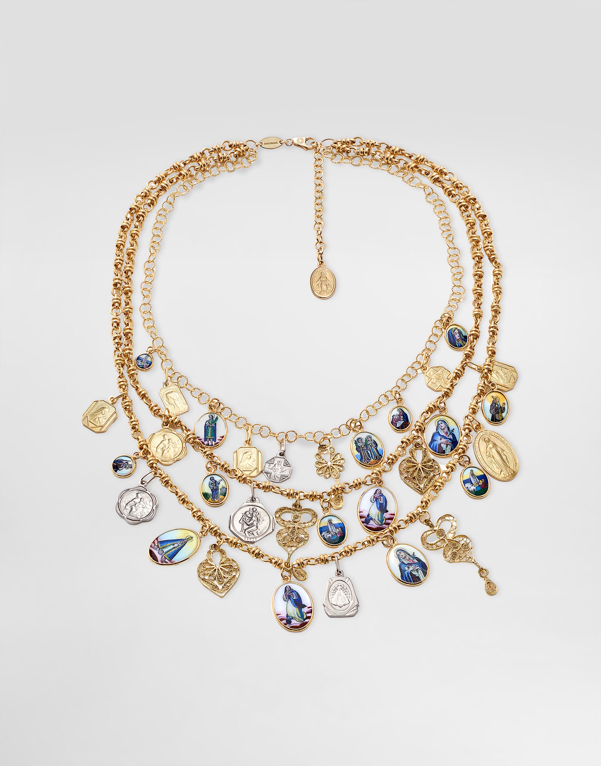 Gold Necklaces with Diamonds & Gemstones | Dolce&Gabbana®