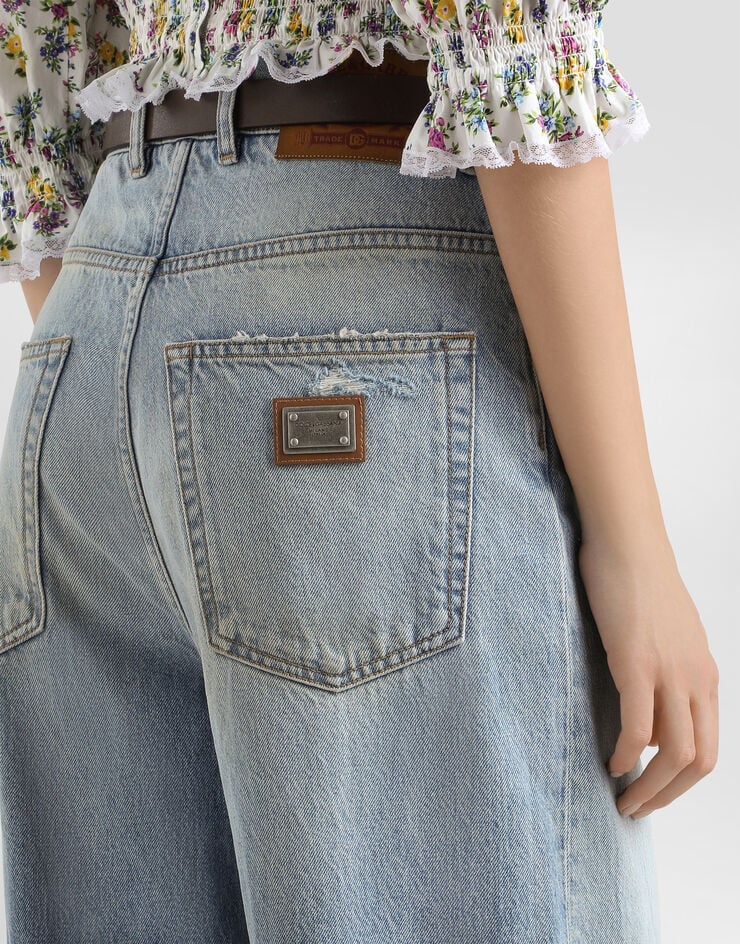 Dolce & Gabbana 5-pocket denim trousers Multicolor FTDDHDG8OF9