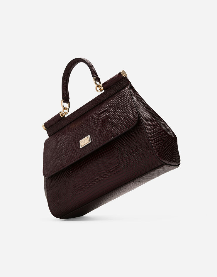 Dolce & Gabbana 미디엄 시실리 핸드백 보르도 BB6003A1095