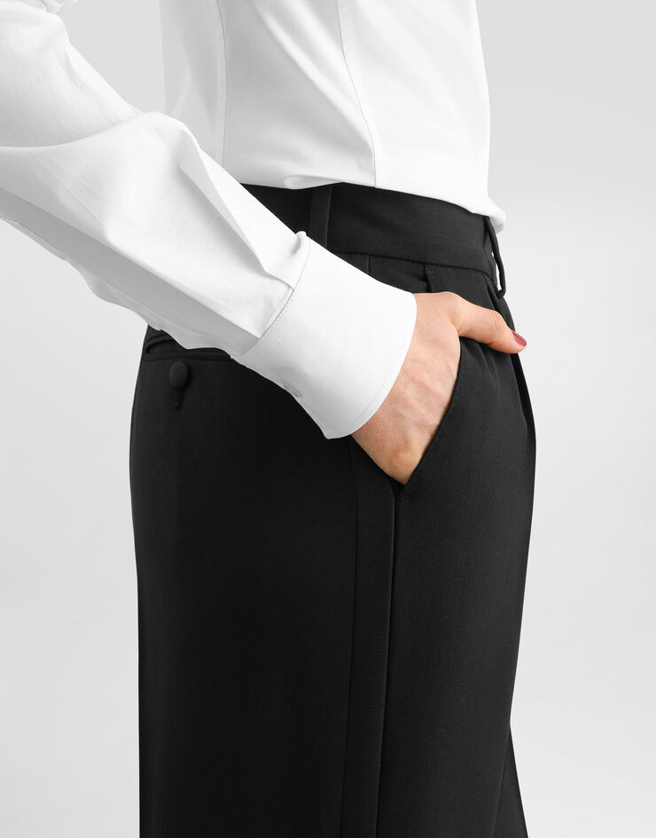 Dolce & Gabbana Wool trousers Dolce & Gabbana Wool trousers Black FTDLLTFUBGC