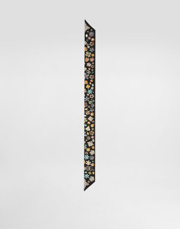 Dolce & Gabbana Silk twill bandeau Multicolor FS215AGDDAW