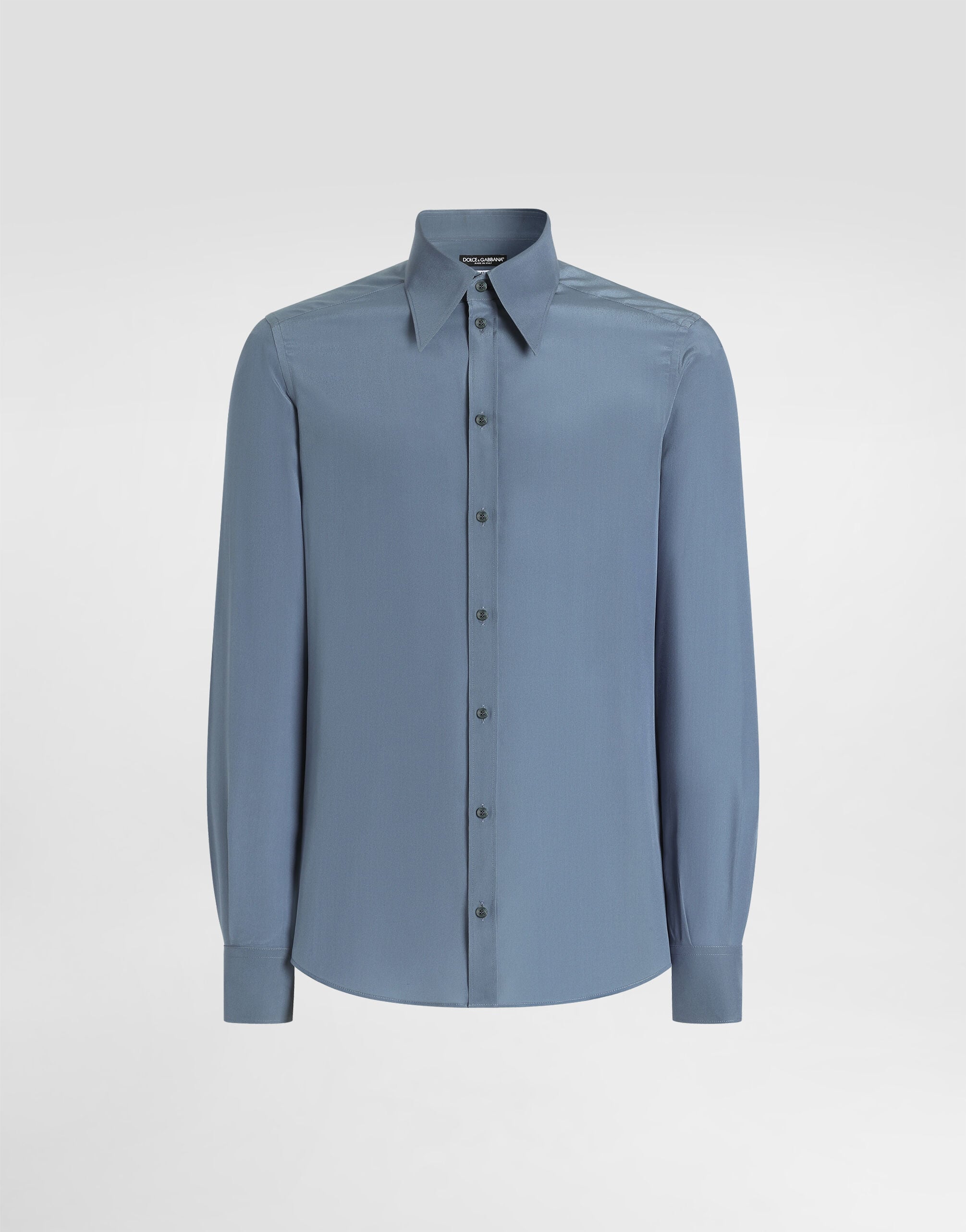 Silk crêpe de chine gold shirt