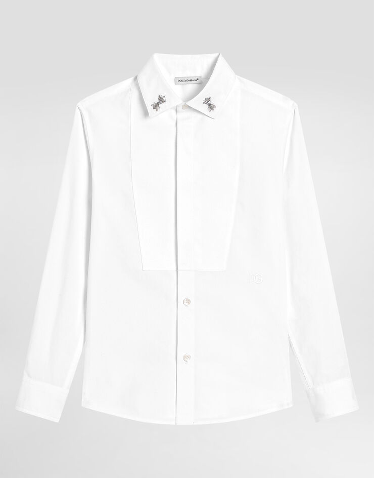 Dolce & Gabbana Cotton poplin shirt White L44S63FU5HW