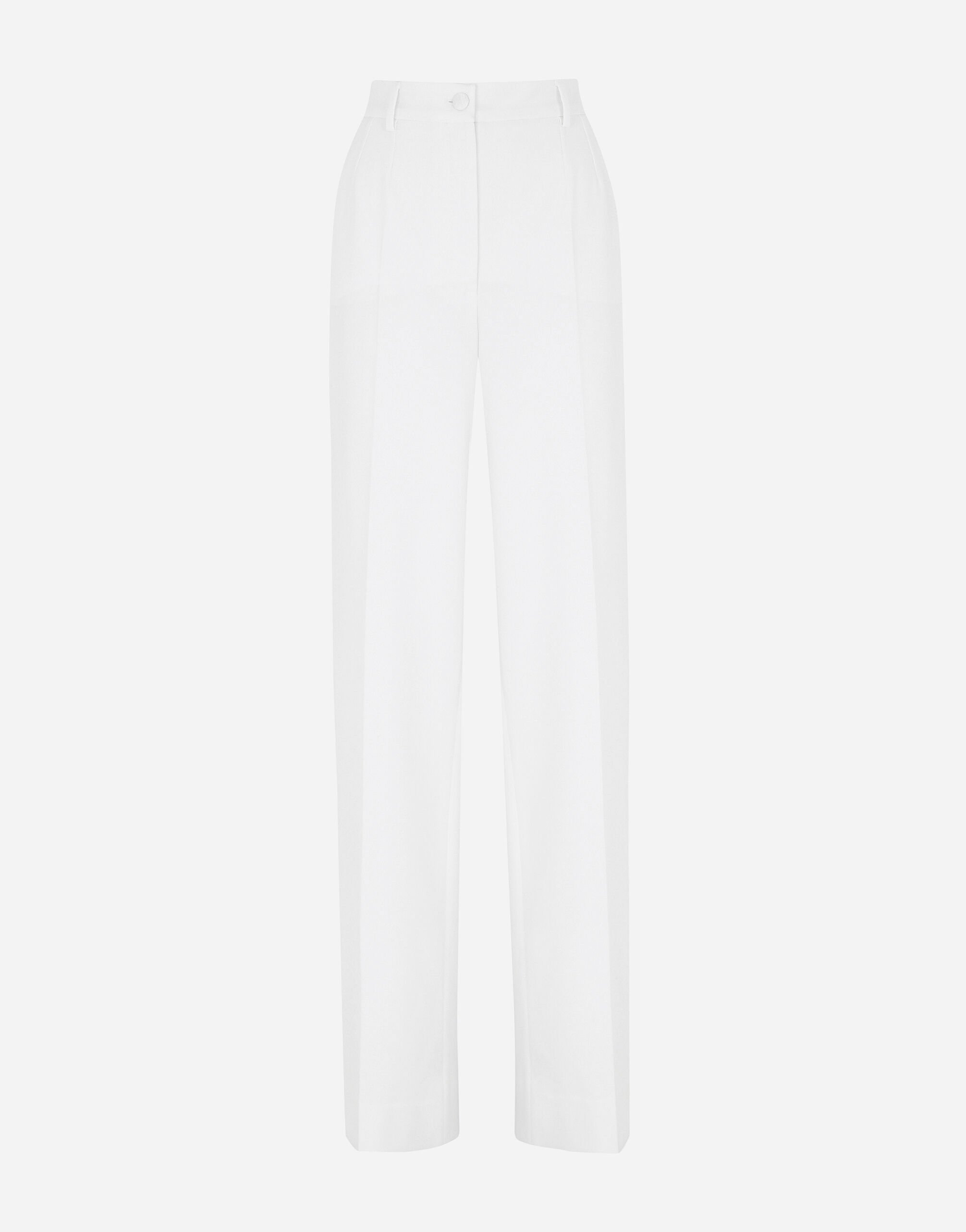 Dolce & Gabbana سروال صوف أسود BB6003A1001
