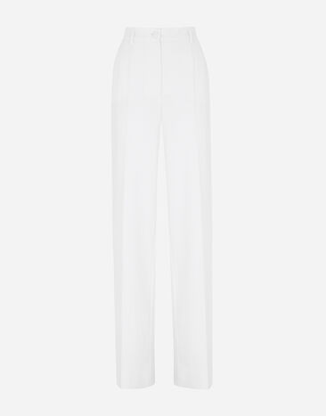 Dolce & Gabbana سروال صوف أسود BB6003A1001
