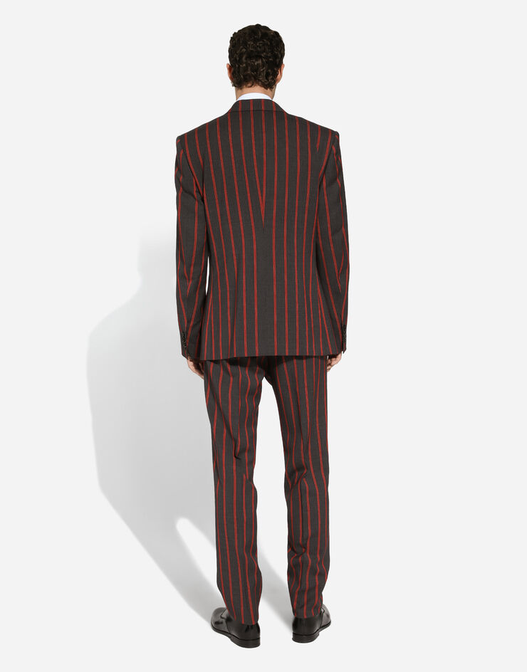Dolce & Gabbana Double-breasted pinstripe wool Sicilia-fit suit Multicolor GKIIMTFR2YM