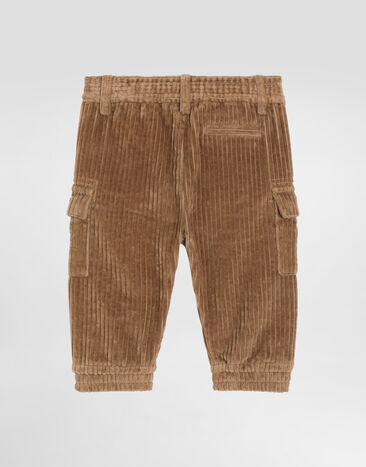 Dolce & Gabbana Velvet trousers Beige L15P08FUWDU