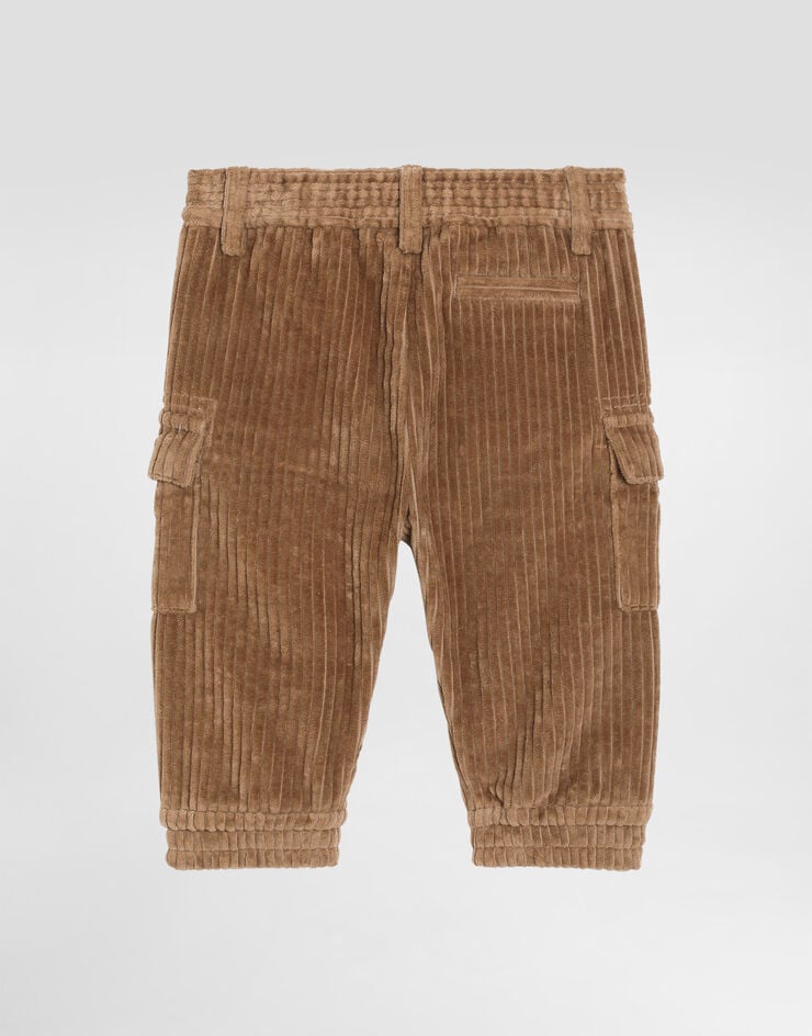 Dolce & Gabbana Velvet trousers Beige L15P08FUWDU