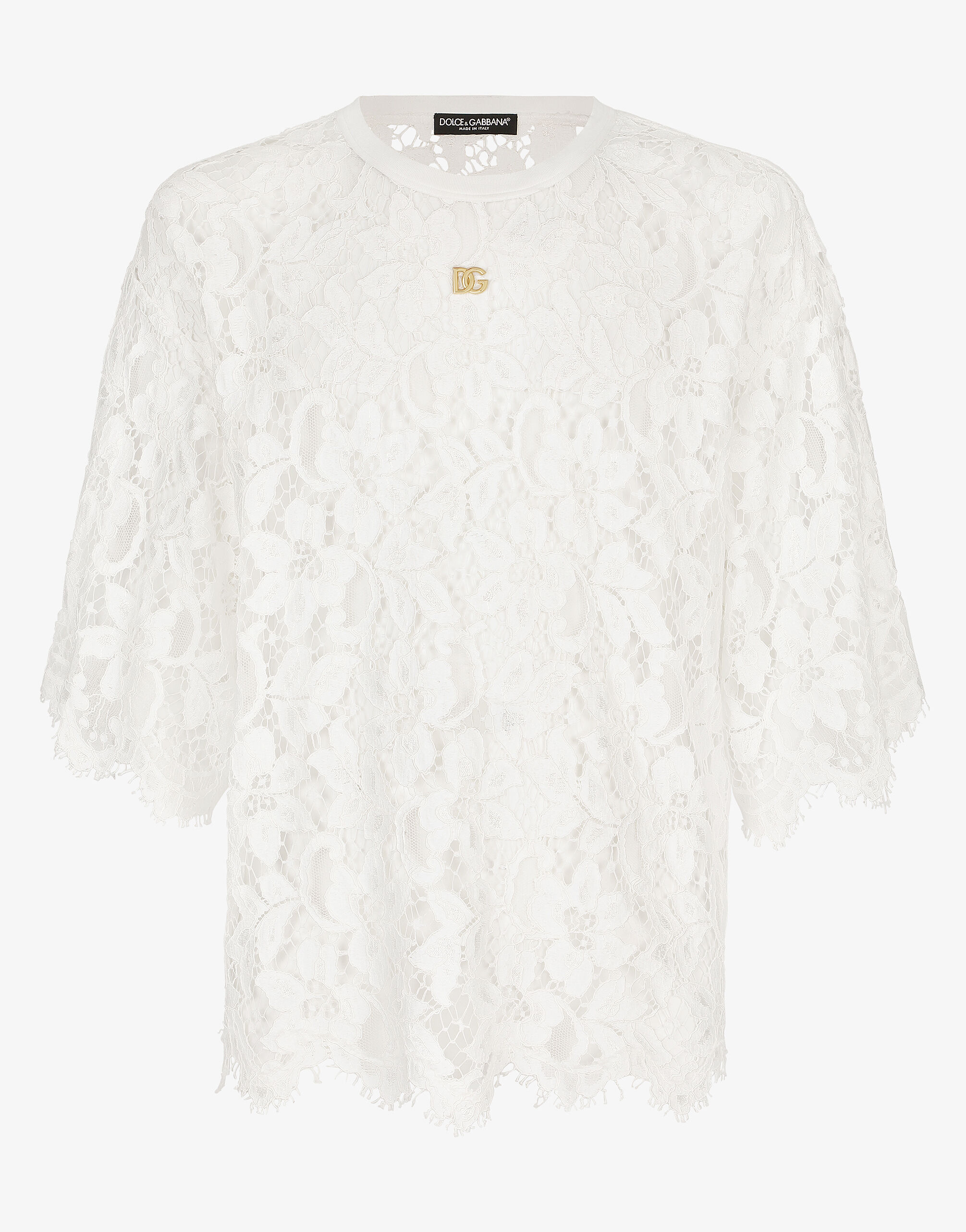 T shirt dolce gabbana blanc homme hot sale