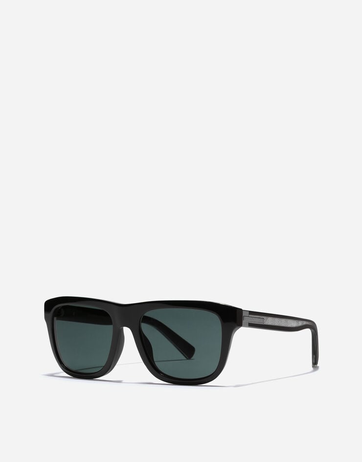 Dolce & Gabbana Lunettes de soleil à motif Maiolica Corallo Dolce & Gabbana Lunettes de soleil à motif Maiolica Corallo Black VG4545VP171