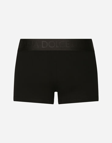 Dolce & Gabbana Two-way-stretch jersey regular-fit boxers Black M4F26JOUAIG
