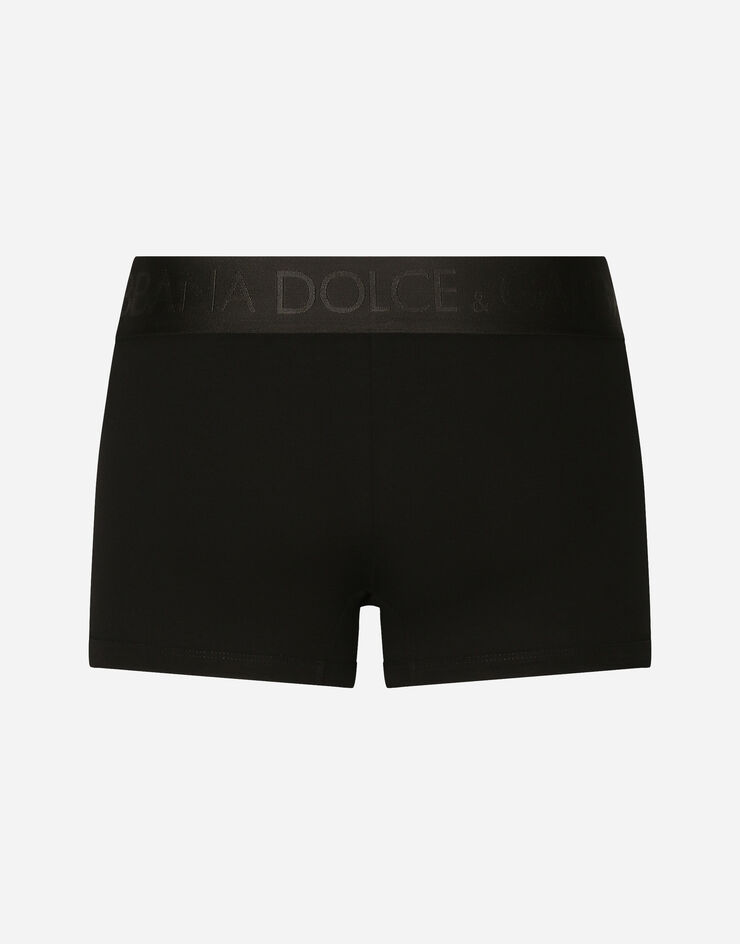 Dolce & Gabbana Boxer regular jersey bielastico Black M4F26JOUAIG