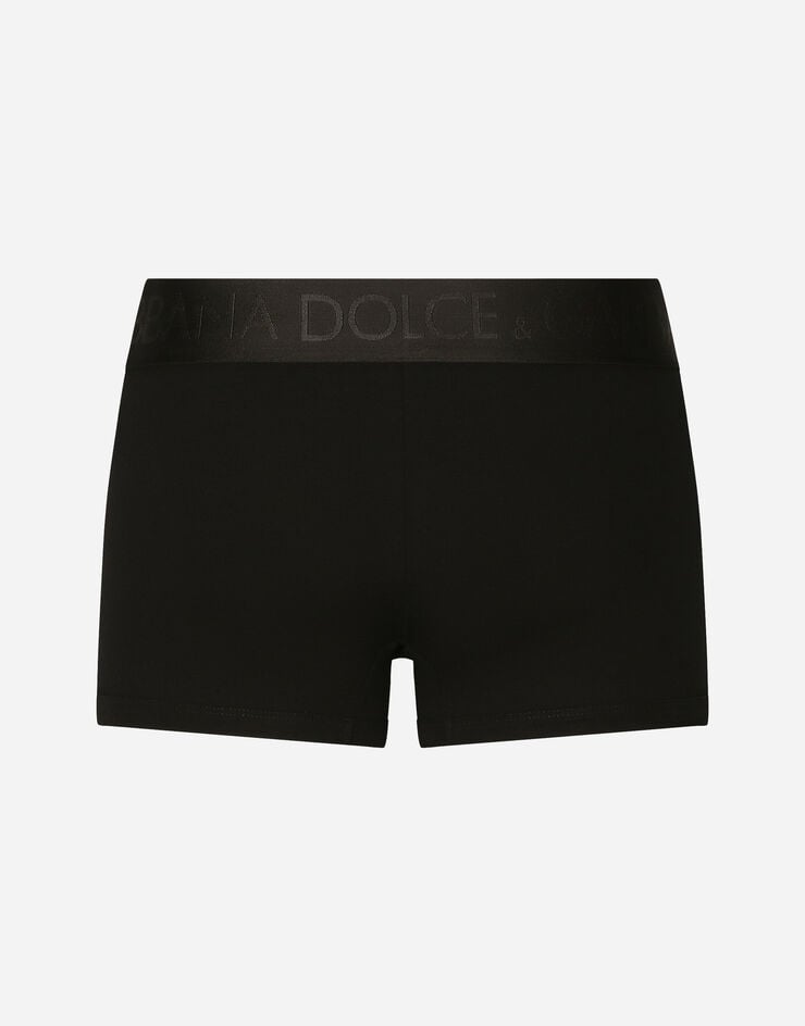 Two-way-stretch jersey regular-fit boxers in Black for Men