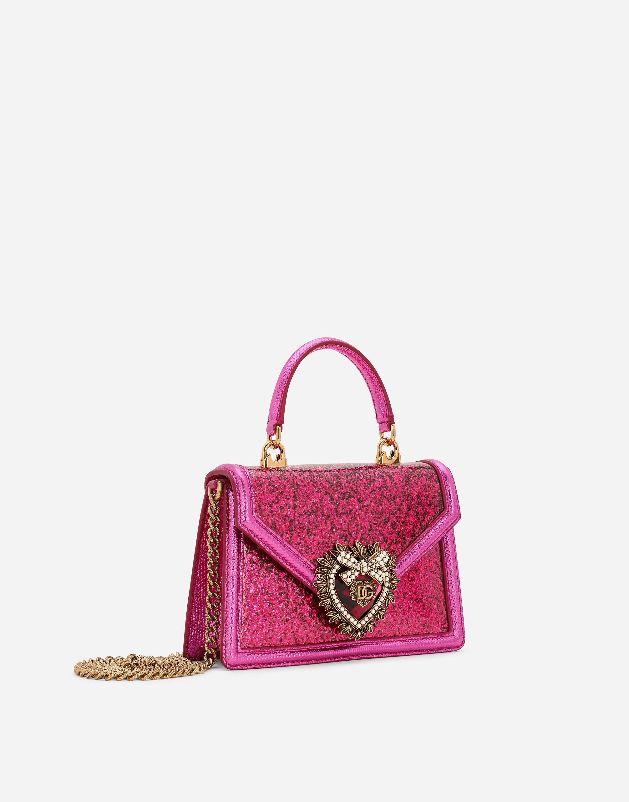 Small Devotion top handle bag in Fuchsia for Women Dolce Gabbana