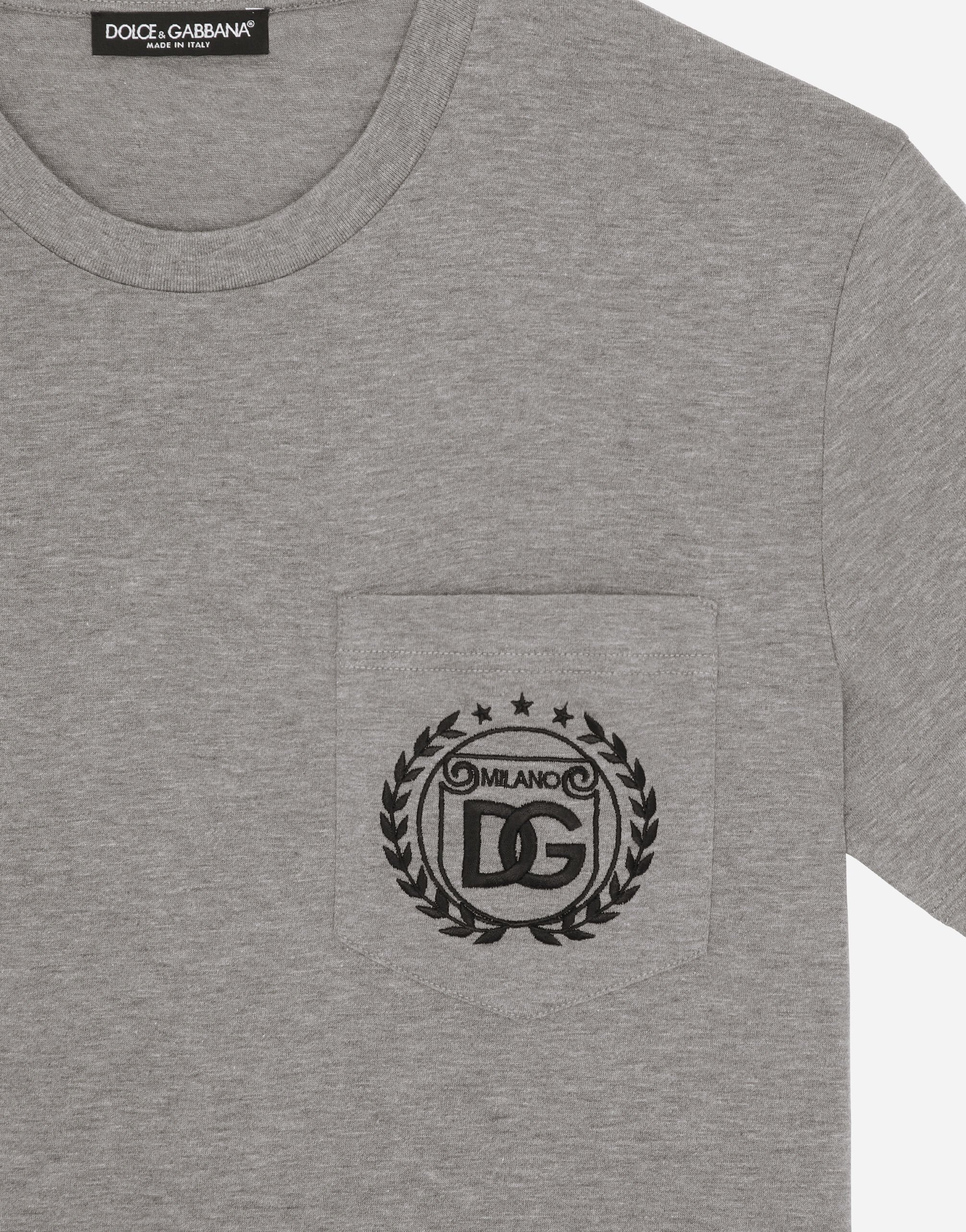 Dolce and gabbana grey t shirt hot sale