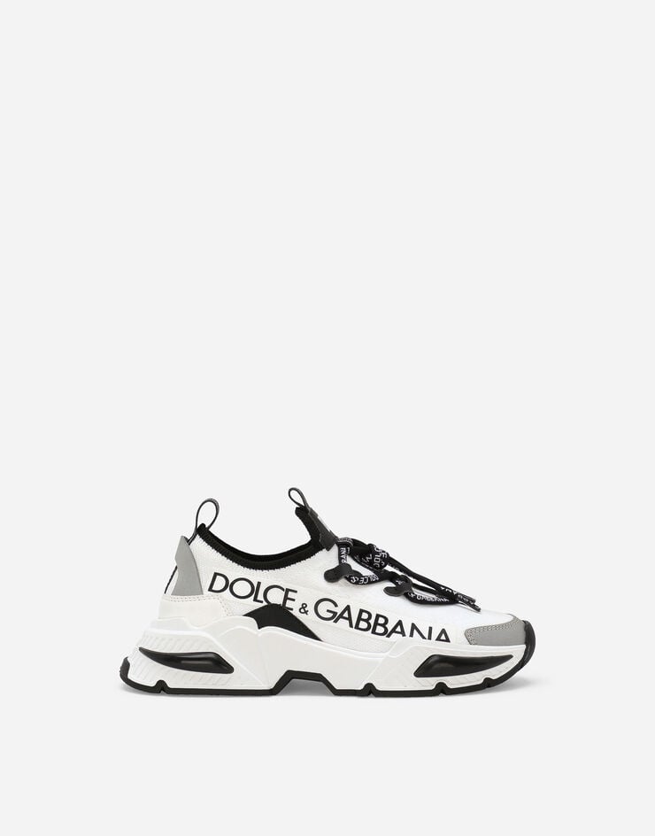 Dolce & Gabbana سنيكرز إير ماستر من مواد مختلطة أبيض DA5203AB068
