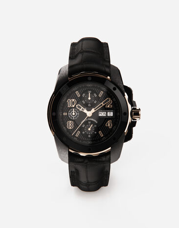 Dolce & Gabbana Reloj DS5 de oro rojo y acero pvd Negro WWFE1SWW066