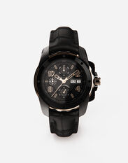 Dolce & Gabbana DS5 watch in red gold and steel with pvd coating Black CS1769AJ968