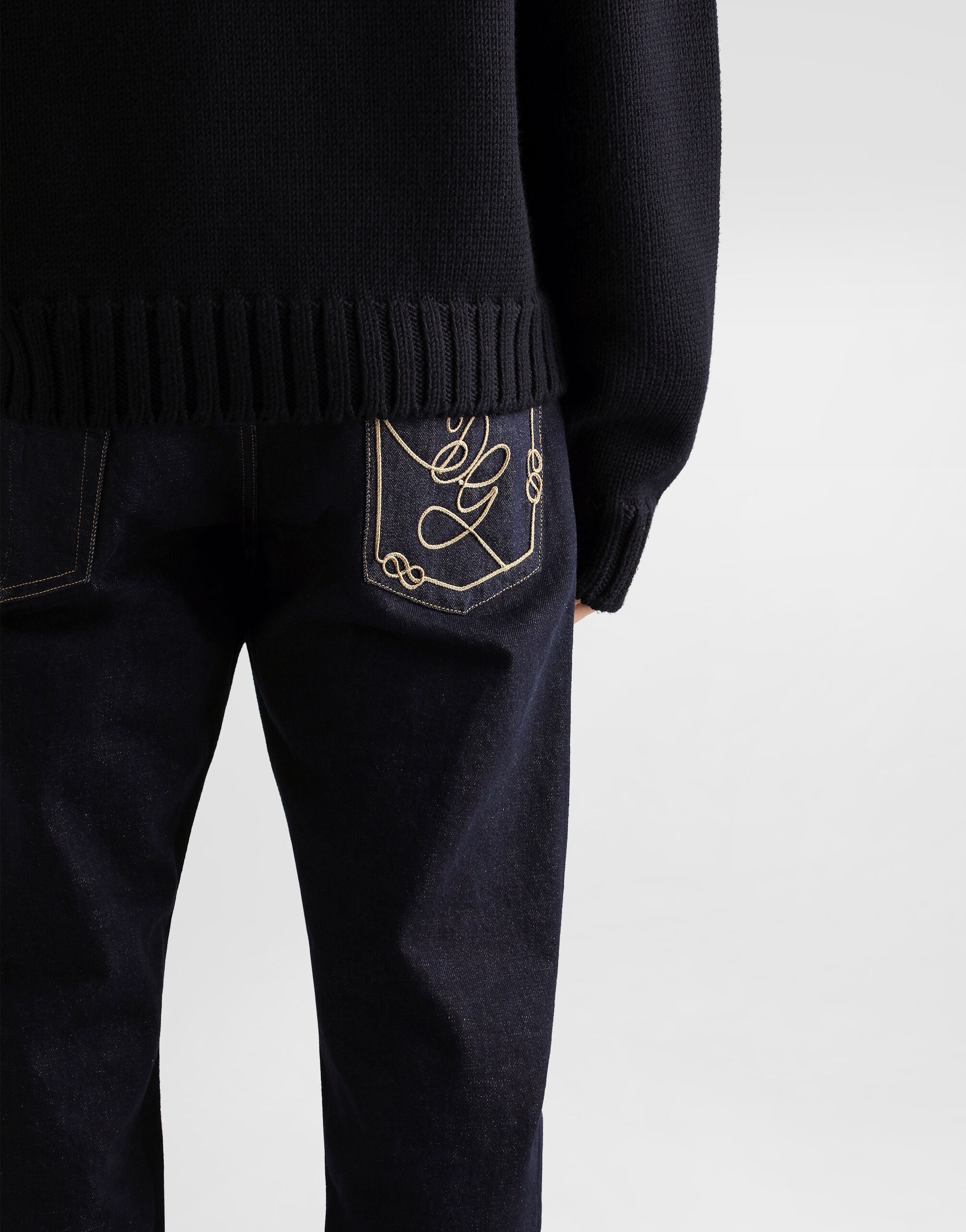 Denim trousers in Multicolor for Men | Dolce&Gabbana®