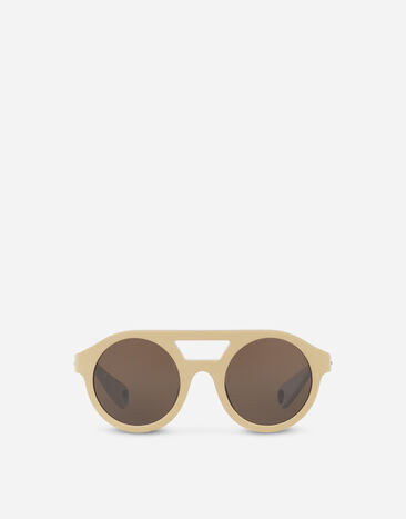 Dolce & Gabbana نظارة شمسية ميمو الفوشيه خزف VG442CVP5E4