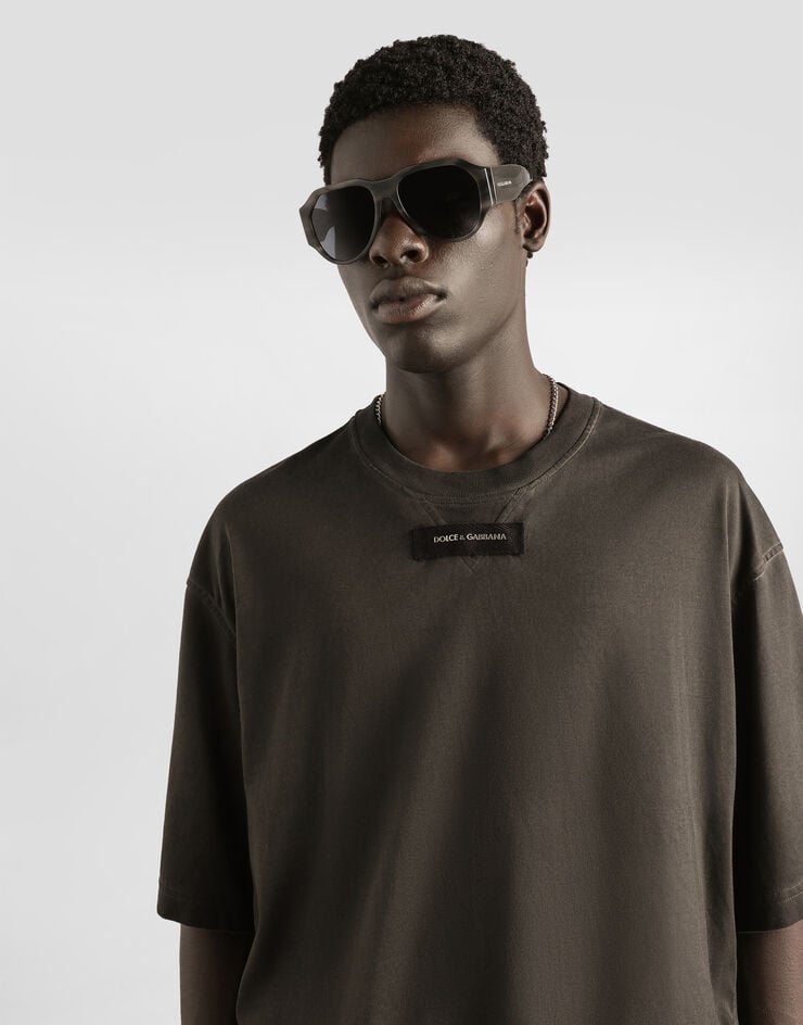 Dolce & Gabbana Cotton t-shirt Dolce & Gabbana Cotton t-shirt Black G8TJ6TG7PPQ