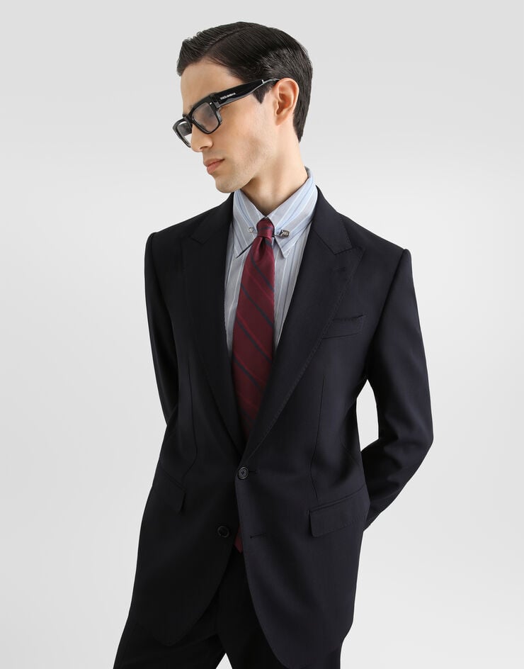 Dolce & Gabbana Single-breasted martini light wool gabardine suit Dolce & Gabbana Single-breasted martini light wool gabardine suit GK05VTFUBG4