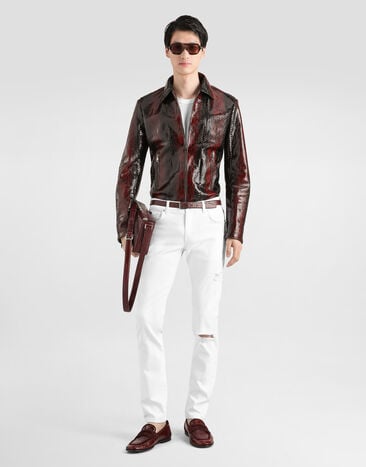 Dolce & Gabbana Migjorn python jacket Multicolor G9CFWLHUL11