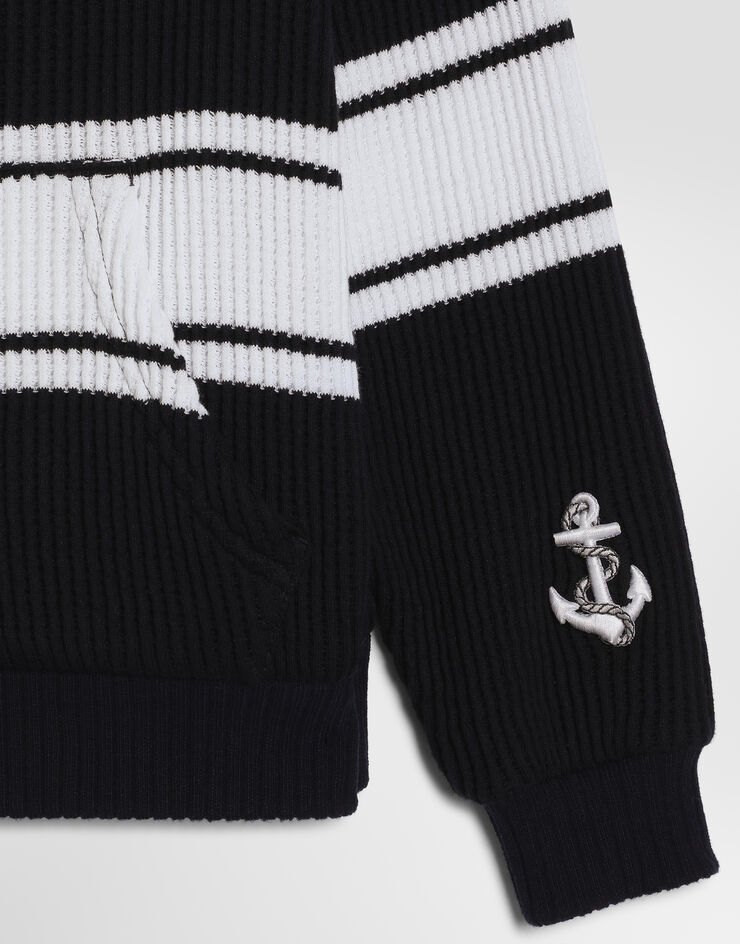 Dolce & Gabbana Striped cotton sweatshirt Dolce & Gabbana Striped cotton sweatshirt Multicolor L4JWMWFB7DP
