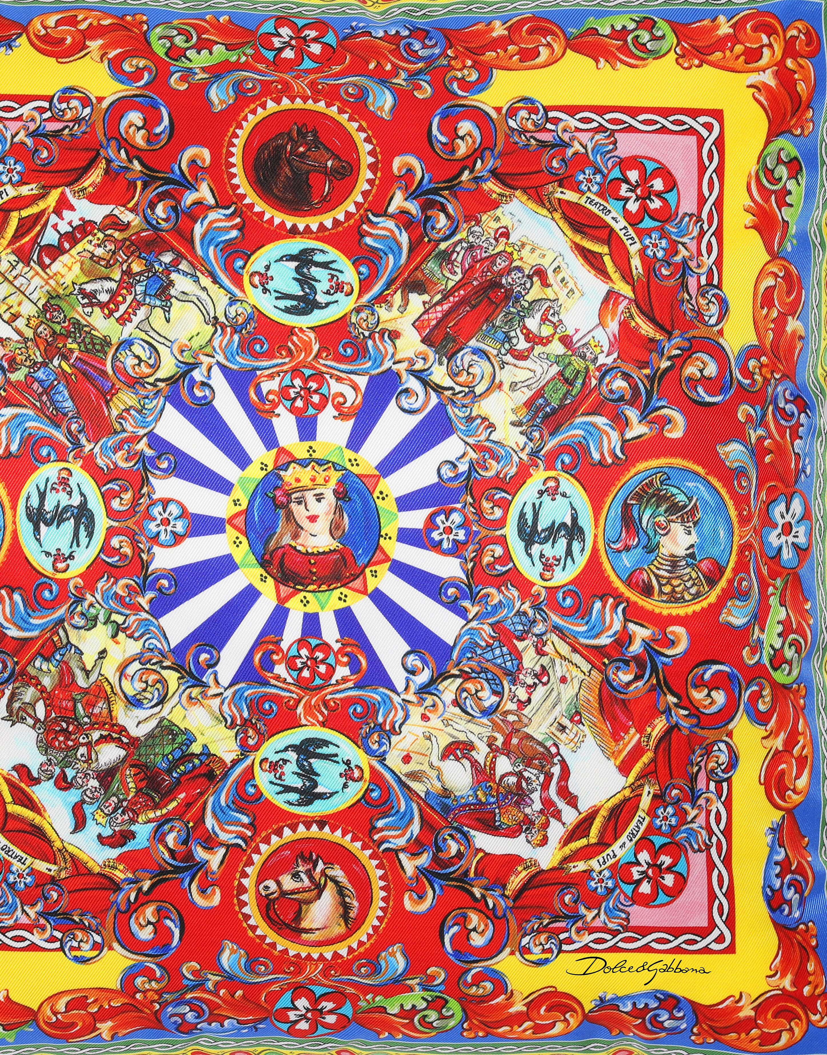 Foulard dolce e gabbana sicily on sale