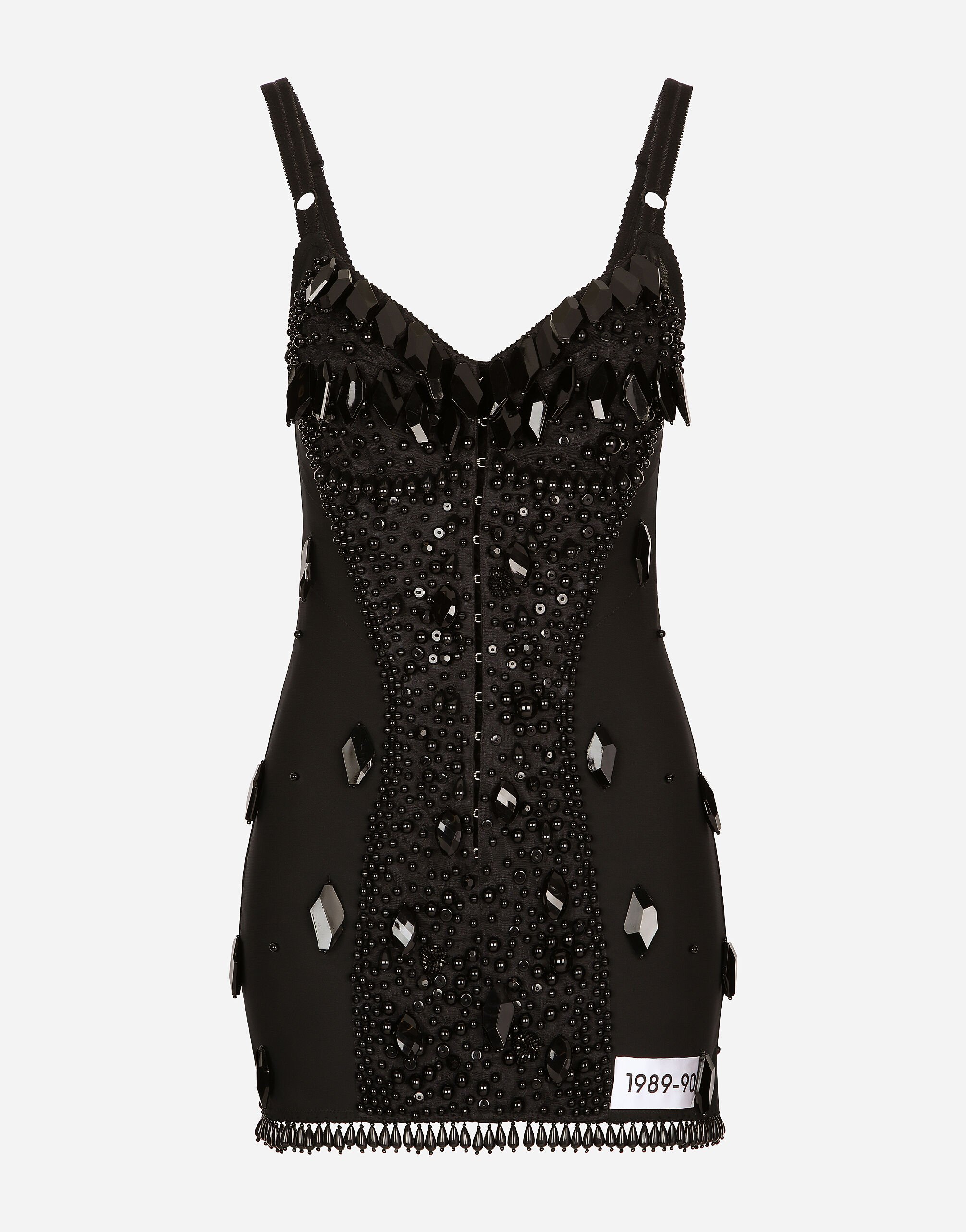 KIM DOLCE&GABBANA Embroidered minidress in Black for Women
