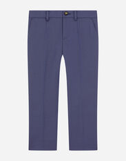 Dolce & Gabbana Classic woolen pants Azure L42F15LD879