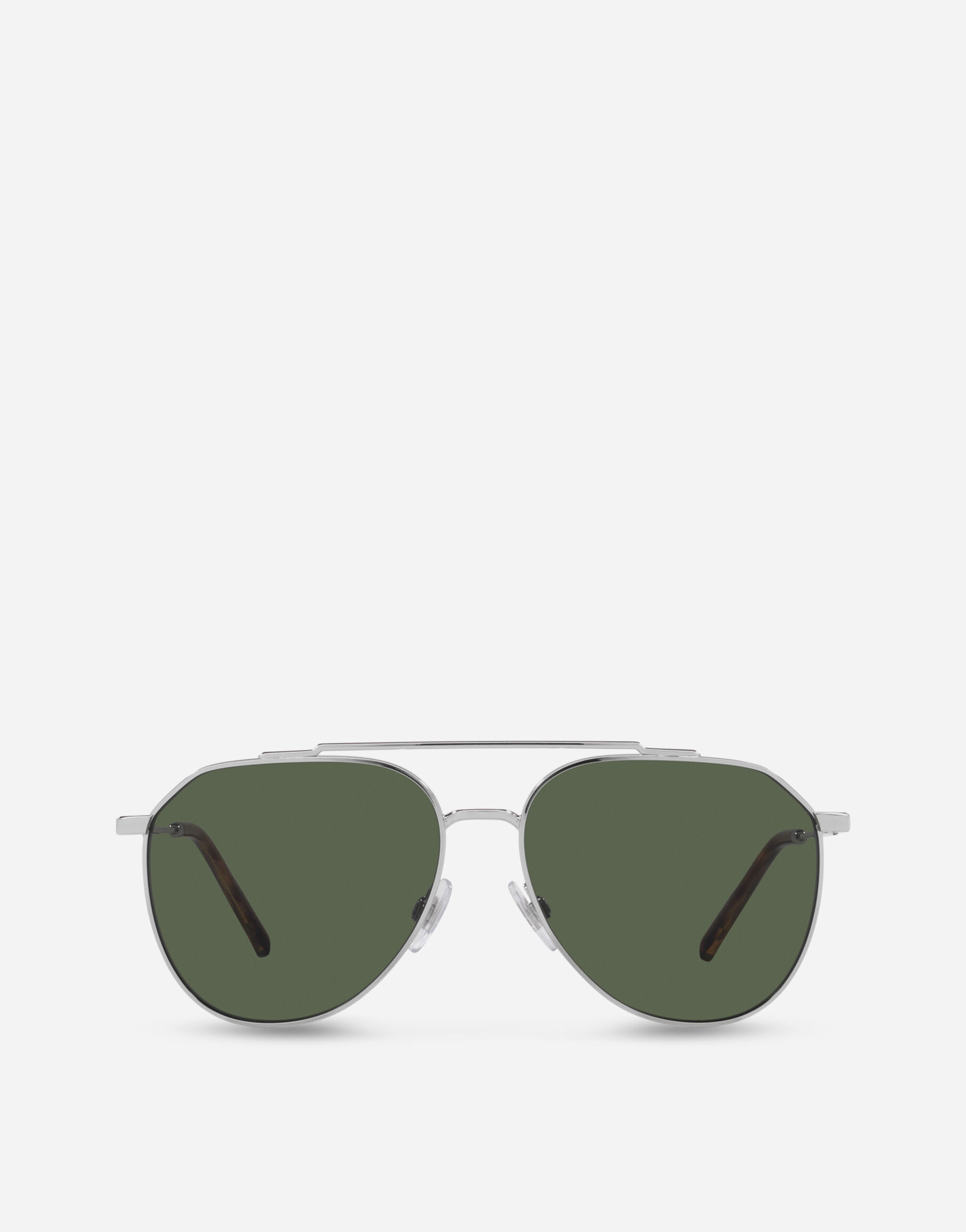 Lunettes de soleil Diagonal Cut en Argent pour homme Dolce Gabbana