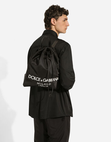 Dolce & Gabbana Mochila de nailon Negro BM2336AG182