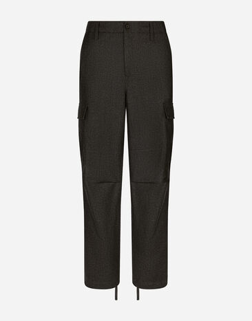 Dolce & Gabbana Flannel cargo pants Dolce & Gabbana Flannel cargo pants Grey GP03LTFU21Q