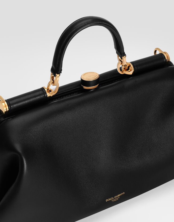 Dolce & Gabbana Grandma 라지 핸드백 플롱제 나파 가죽 소재 Dolce & Gabbana Grandma 라지 핸드백 플롱제 나파 가죽 소재 블랙 BB7992BF984