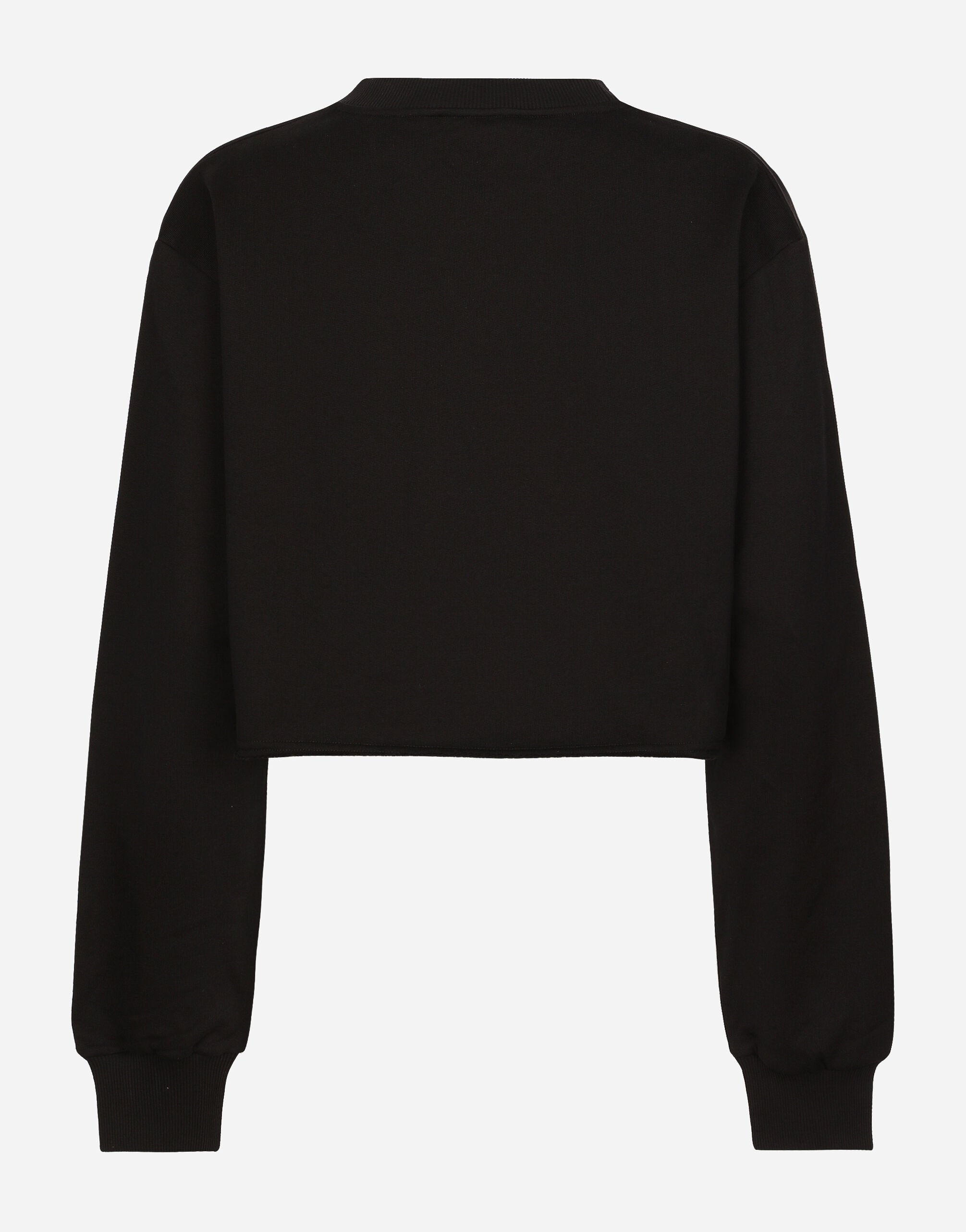 FELPA GIROCOLLO en Noir pour femme Dolce Gabbana