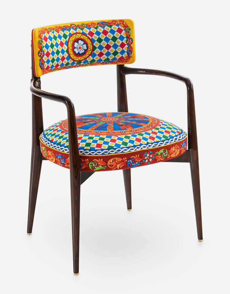 Dolce & Gabbana Gladiolo Chair Multicolor TAE041TEAA4