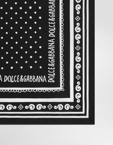 Dolce & Gabbana Fular de seda con estampado Bandana Imprima GQ348EG0WT4