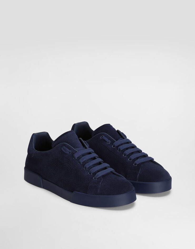 Dolce & Gabbana Calfskin Strobel Portofino Light sneakers Blue CS2324A9T67