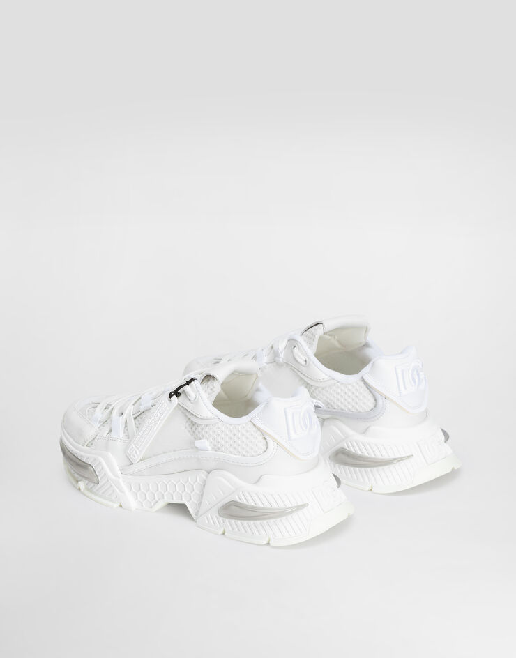 Mixed-material Airmaster sneakers in White for Women 