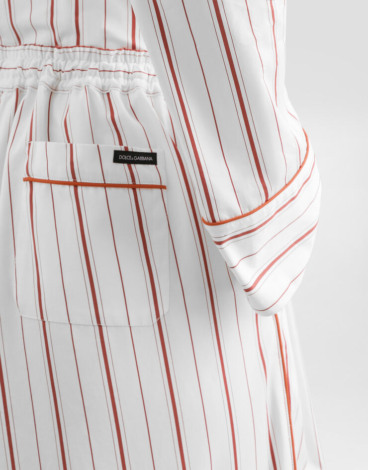 Dolce & Gabbana Striped poplin trousers Multicolor FTDJETFR51T