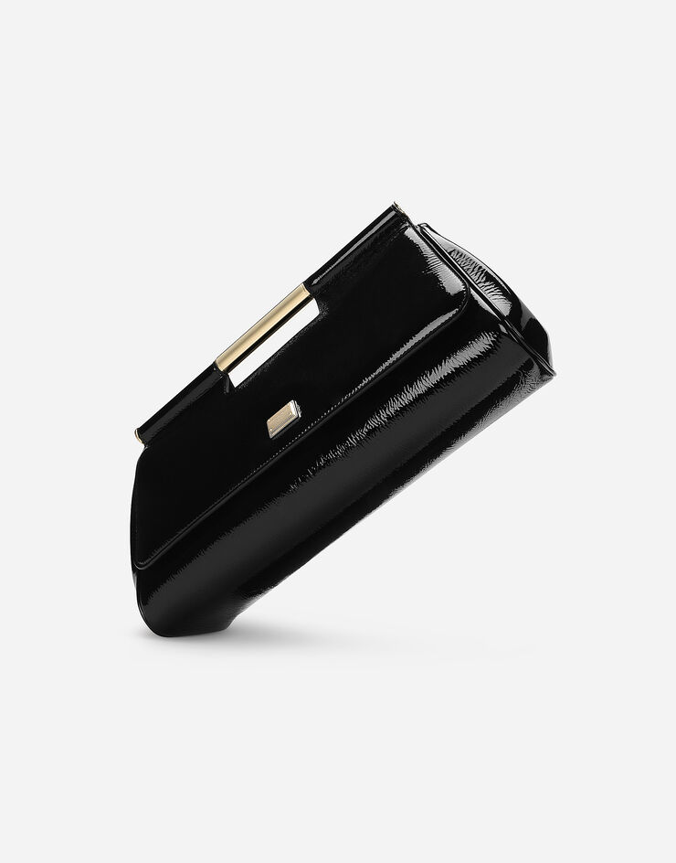 Dolce & Gabbana حقيبة يد كلاتش سيسيلي كبيرة أسود BB7611AU803